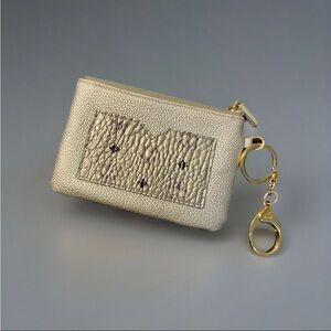 MCM Leather Key Pouch Cardholder Coin Keychain
